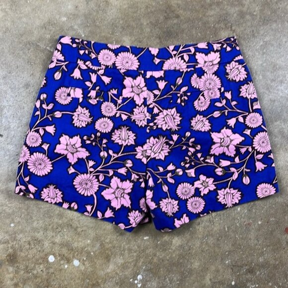 J. Crew Blue and Pink Floral ShortsSize: 2 - Picture 2 of 7